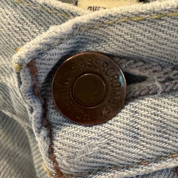 Vintage MADISON Abercrombie and Fitch DISTRESSED FLARE Jeans | 90's | 4R - Picture 9 of 14